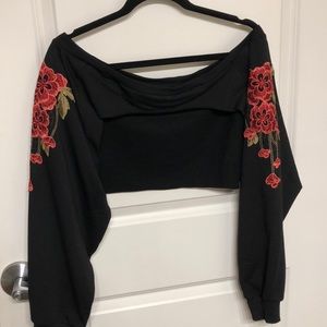 Crop sweater